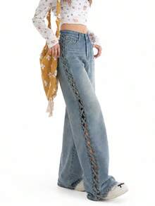 Women Jeans - Blue - View 2