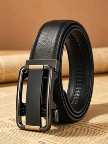 Men's Formal Automatic Buckle Belt, High-End Business Belt, Durable Fashion Accessories, Paired With Pants And Daily Casual Jeans - Multicolor - View 9