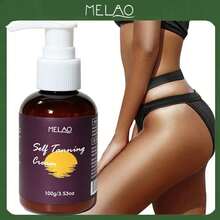 MELAO Natural Sunless Tanning Lotion, Gradual Bronze Glow For Face & Body, Moisturizing & Non-Streaking, Adjustable Natural Tone, 100g/3.53oz - 100g - View 4