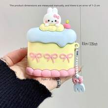 Ốp tai nghe silicone hình bánh thỏ dễ thương tương thích với Apple 4th Gen Pro 2nd Gen Pro 3rd Gen - Nhiều màu - Xem 2