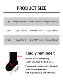12 Pairs Baby Socks Solid Color Mid-Calf Socks Suitable For Daily Wear - Multicolor - View 8