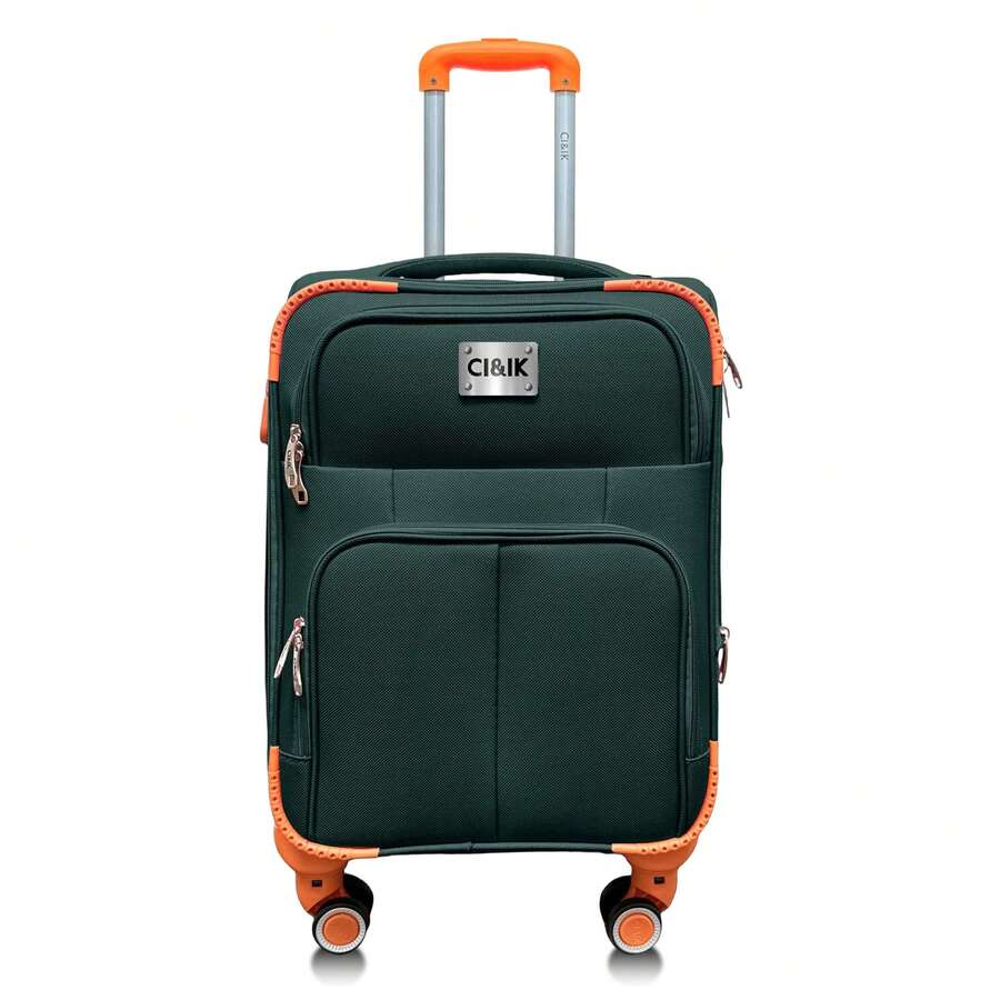 Maleta Cabina Equipaje De Mano 10kg Con Candado 18 Pulgada - Albaricoque - Ver 1