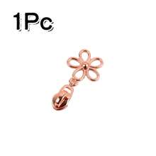 1Pc/2/4Pcs Hollow Flower Shaped Metal Zipper Pulls, Multi-Color Options, Universal Zipper Accessories, Replacement Zipper Pulls For Bags And Clothing - Multicolor - View 19