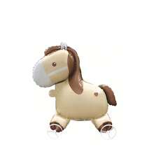 Cartoon Roller Pony Balloon Horse Shaped Toy Balloon Suitable For Birthday Party Holiday Christmas Gift Outdoor Toy Balloon - Multicolor - View 8