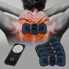 Hailicare 5pcs Massage Patches, Mini Portable Electric Massager, Pulse Neck Massager, Relieve Muscle Tension, Shoulder Neck Leg Arm Full Body Massage - View 11