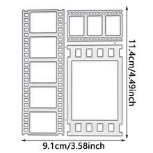 قالب معدني لقص الطوابع، مناسب لتزيين ألبوم الصور DIY وقص الحرف اليدوية والبروز وصنع البطاقات وقالب ألبوم الصور والحرف اليدوية والبروز - LG26-8107 - مشاهدة 10