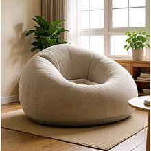 Canapé gonflable – Chaise de camping d'extérieur au design sphérique, chaise longue pliable avec dossier et accoudoirs pour le et le camping - défaut - Voir 7
