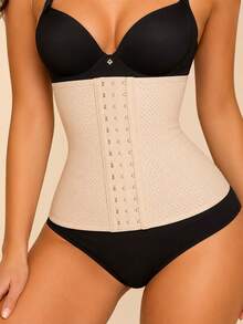 Cinta Modeladora Seca Barriga Cinta de Furos Pós-Parto Feminina Com Cintura Traine C-Seção Recuperação - Sortido - Visão 1