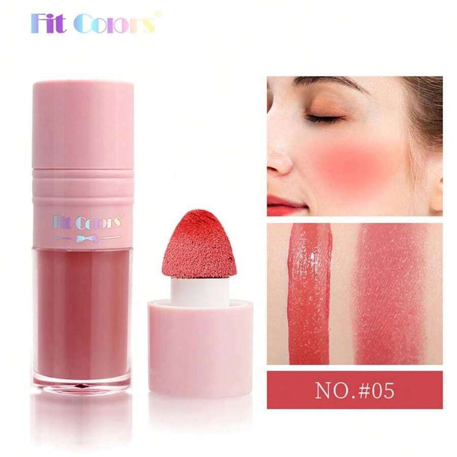 Fit Colors Rubor Líquido, Tinte de Contorno Facial, Moldeado Natural & Rubor Líquido de Mejillas Fácil de Difuminar