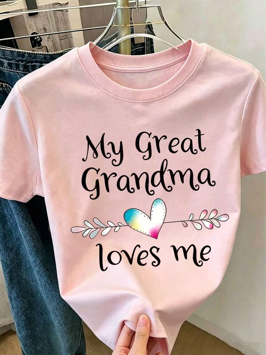 Cute And Creative Cotton T-Shirt With A Bread And Jam "Go Spread The Gospel" Print For Girls. Soft And Comfortable Against The Skin, Suitable For Everyday Wear And Outdoor Activities, Stylish And Versatile. - 酒紅色 - 查看 1