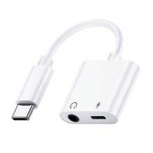 1pc USB C To 3.5mm Earphone Jack Adapter USB C To Aux Audio High Quality Conversion Cable Plug And Play Wired Converter Compatible With Phone 17/16/15/ All Series Devices Universal Converter - White - View 9