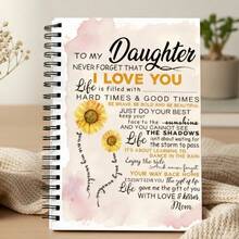 Fun Spiral Notebook Journal For Daughter Granddaughter Niece, Shower Gift Notebook, Growing Up New Mom Gift, Letters To My Little, Memory Book, Planning Book - Multicolor - View 14