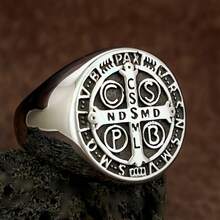 1pc European & American Hot-Selling Personalized Stainless Steel Ring, Unisex, Gift For Dad, Colleague, Friend - Ring - View 10
