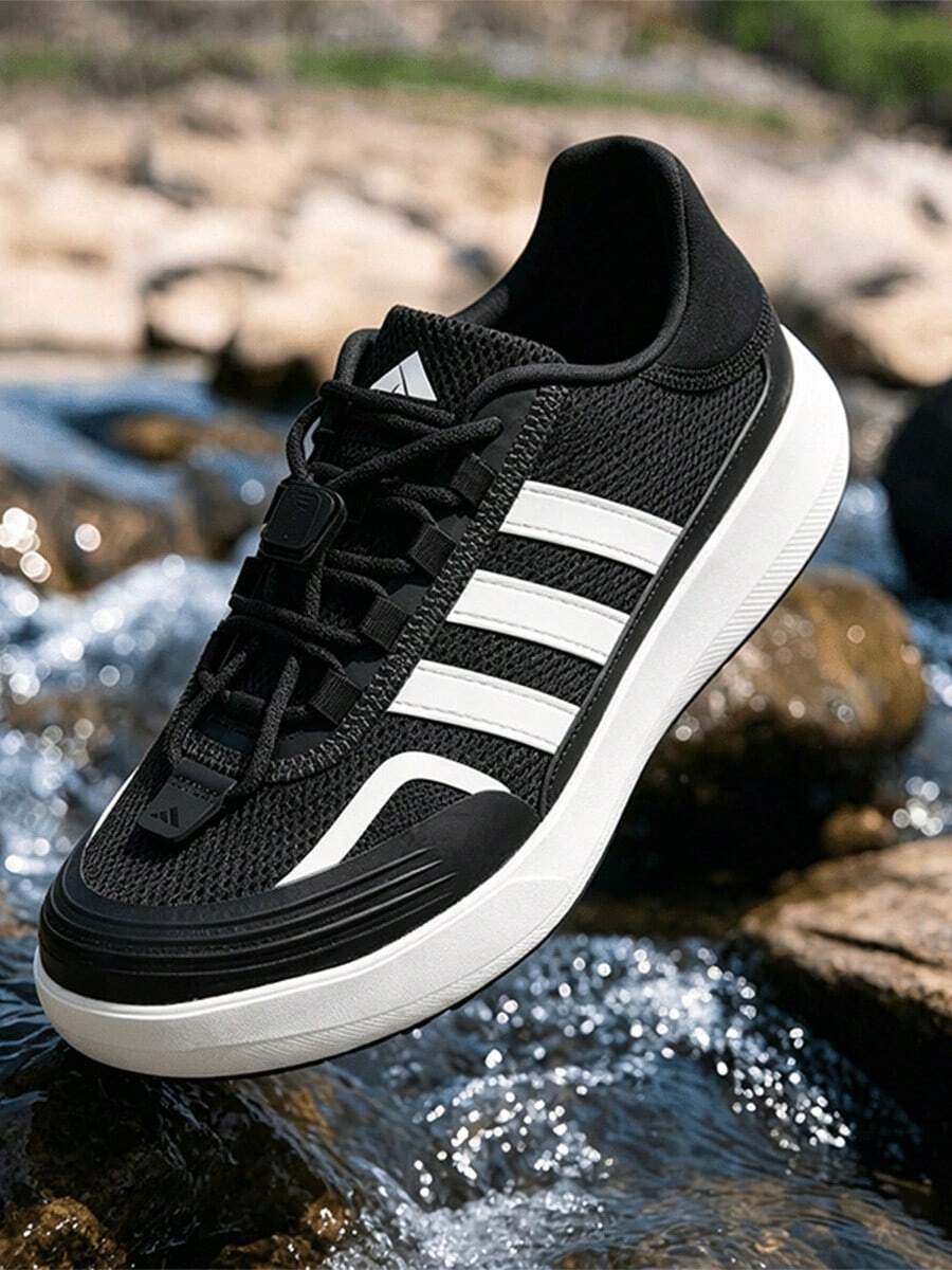 Adidas 阿迪達斯休閒鞋溯溪鞋2026年新款男鞋夏季戶外涉水鞋運動鞋 - 黑色 - 查看 1