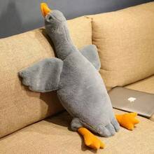 1pc Plush Dog Toy, Pet Dog Companion Duck, Durable Chew And Scratch Toy, Keeps Dog Entertained And Consumes Energy, Relieves Stress, Suitable For Large, Medium And Small Pets, Dog Toy, Dog Supplies, Pet Supplies, Soft Duck, Happy Puppy, Gift For Cats And Dogs, Halloween/Thanksgiving/Christmas Gift. - Multicolor - View 5