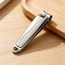 Diamond Pattern Zinc Alloy Nail Clipper, Small/Large Size Optional, Built-In Nail File | Precision Cast Embossed Pattern + Quenched Process For Long-Lasting Sharpness | 1pc Or 2pcs Fashionable Manicure & Pedicure Tool - Patterned Nail Clippers - View 17