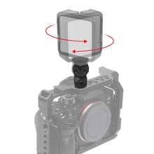 可旋轉雙層多螺紋螺絲轉接底座，附防轉鎖，1/4" 3/8" 螺紋 Arri 定位孔，通用支架魔術臂自拍棒，麥克風補光燈 DSLR 兔籠 - 查看 10