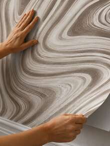 Self-Adhesive PVC Wallpaper, Washable, Decorative Wood Pattern, 5m X 10m Roll, For Home Renovation And Decoration, Living Room, Bedroom, Kitchen, Furniture, Patterned Wall Covering. - F208 - 查看 5