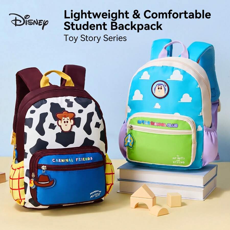 Disney Toy Story ⑤ Backpack Large Capacity Waterproof School Bag Travel Lightweight Small Bag - Single Piece - View 1