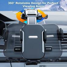 Car Phone Holder Dashboard Mount, 360 Degree Rotatable Adjustable, Equipped With Strong Suction Cup, Anti-Slip High Stability Phone Holder, Compatible With All Smartphones - Multicolor - View 3