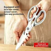 Eastern Sharp Blade, Chinese Skilled Scissors - White - View 3