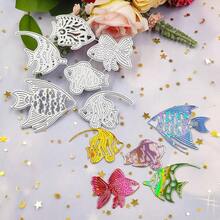 Deep Sea Fish Metal Cutting Dies, Suitable For DIY Scrapbooking Decoration Craft Die Cutting Embossing Card Making Template Scrapbook And Craft Photo Album Decoration Embossing - LG26-8103 - View 1