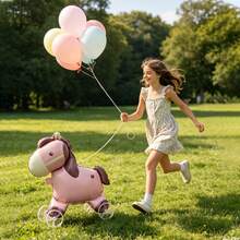 Cartoon Roller Pony Balloon Horse Shaped Toy Balloon Suitable For Birthday Party Holiday Christmas Gift Outdoor Toy Balloon - Multicolor - View 4