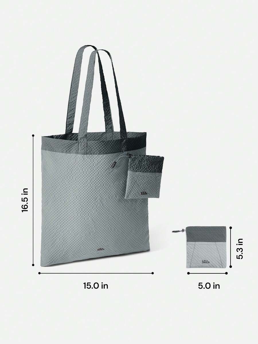 Beneunder Lightweight Foldable Pocket Shoulder Bag GP155 - Grey - View 1