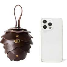 Unique Flower Shape Small Wallets Woman Vintage Gothic Cute Coin Purse PU Leather Change Purse For Cash Key Lipstick (Brown) - Brown - View 5