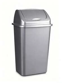1 Piece Trash Can, Smooth Surface For Easy Wiping, Odor Isolation And Mosquito Prevention, Large-Capacity Vertical Barrel, Suitable For Multiple Scenarios Such As Living Rooms And Kitchens - View 5