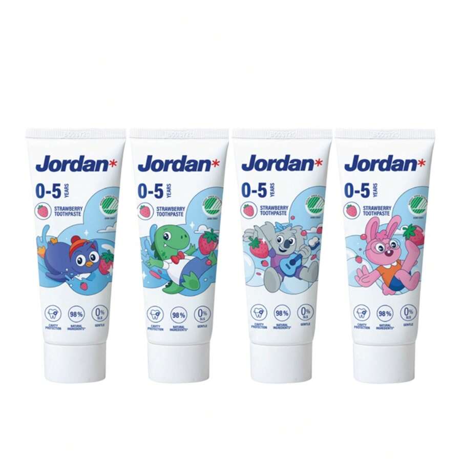 Jordan Pasta de Dentes Infantil 0-5 Anos Morango 50ml - Strawberry - Ver 1
