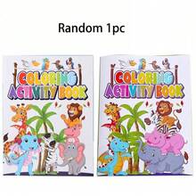Coloring Books, Hand-Painted Graffiti Easy Coloring Book Cartoon Animals, The Ideal Gift For Children, Colors, Suitable For 3 Years Old + Educational Activity Pages, Classroom Learning, Birthday Or Back-To-School Gifts - Multicolor - View 12