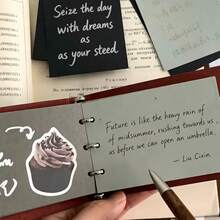 120/240 Sheets Vintage Loose-Leaf Paper, Notebook Refill Pages, Loose-Leaf Inserts, Memo Notepad, Back To School Essential, Loose-Leaf Binder Accessories, Index Tabs, Student & Office Universal (6 Colors, 20 Sheets Each) - A - View 7