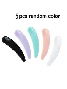 10/5pcs Reusable Cosmetic Spatula And Mini Spoon, Perfect For Easily Applying Face Cream And Lotion. - Multicolor - View 9