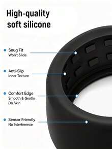 20PCS Ring Cover Compatible With Oura Ring Gen 4/4 Ceramic/Oura Gen 3, Ultra-Thin Anti-Scratch Silicone Ring Protector Case For Women Men For RingConn Gen 3/Gen 2/Gen 2 Air/Ultrahuman Air - Ring Protector - View 6