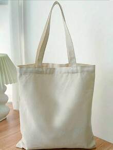 Shell Blue Floral Sweet Style Printed Tote Bag, Lightweight Foldable Shopping Bag, Suitable For Shopping And Daily Activities - Multicolor - View 15