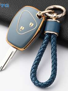 For Renault Trafic Clio Duster Logan Dacia Sandero For Niss An Terrano Almera Fashion TPU Car Key Case Cover Protector Keychain - Renault D Model - View 11