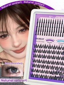 Spikes False Eyelashes, Soft And Flexible, Can Be Paired With Any Makeup Look, Ultra-Fine Lash Roots, Create Natural And Lightweight Lash Extension Effect, Help You Create Charming Anime Style Eyelashes - View 7