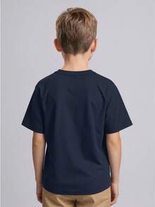 Camiseta de manga corta para niño, estilo retro, con estampado de un coche clásico de la , diseño único y moderno, cómoda y agradable al tacto. - Gris - Ver 2