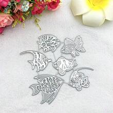 Deep Sea Fish Metal Cutting Dies, Suitable For DIY Scrapbooking Decoration Craft Die Cutting Embossing Card Making Template Scrapbook And Craft Photo Album Decoration Embossing - LG26-8103 - View 5