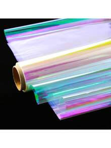 Holographic Rainbow Wrapping Paper, Cellophane, Colorful Wrapping Paper, Holographic Gift Wrapping Paper, Suitable For Handmade Decoration, Bouquets And Gifts - Multicolor - View 8