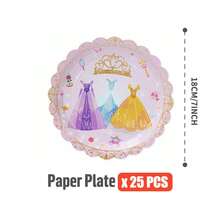 Set Peralatan Makan Pesta Ulang Tahun Putri 100/55/25/10pcs, Piring Kertas Sekali Pakai 7/9 Inci Tema Putri untuk Dekorasi Pesta Ulang Tahun, Gelas Kertas Sekali Pakai dan Serbet, Cocok untuk Pesta, Set Peralatan Makan Dongeng Manis, Piring Dessert, Serbet, dan Gelas. - MultiWarna - View 13