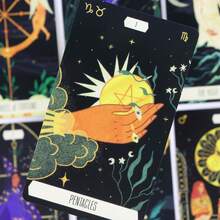 78 Kartu Tarot Zodiak Dua Belas Zodiak Permainan Kartu Ramalan Meja untuk Aktivitas Berkumpul Bersama Teman - Zodiak - View 8