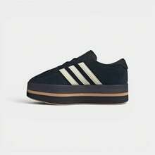 Adidas Gazelle Stack W "Core Black" - 黑色 - 查看 3