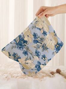 1pc Portable Cosmetic Storage Bag With Floral Pattern Double-Sided Print Travel Zipper Makeup Bag Multi-Functional Toiletries Organizer - Multicolor - View 5