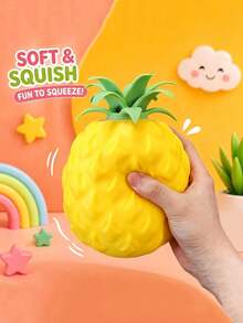 Großes Obst-Quetschspielzeug, Ananas- und Mais-Stressabbau-Quetschspielzeug, superweich mit langsamer Rückfederung, geeignet für den täglichen Gebrauch und als Partygeschenk - Verschiedenfarbig - Übersicht 10