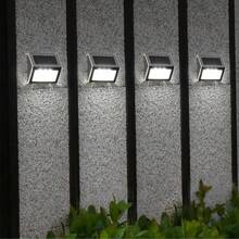 1pc LED Solar Outdoor Stair Light, Wall Light, Suitable For Outdoor Garden Fence Wall Stair - 888 - 查看 6