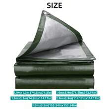 RV Heavy Duty Moisture-Proof Waterproof Mat, Waterproof Dust-Proof Ground Sheet, Essential For RV Outdoor Camping And Picnic - Green - View 4