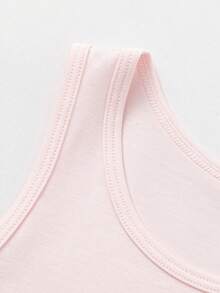 Balabala Girls Camisole Vest 2026 New Autumn Soft Cotton Inner Wear Cute Lightweight Tween Girl Undershirt Daily Comfort Layer - White and Red - View 3