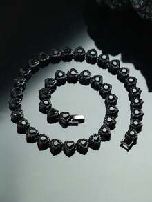 1 pieza de collar con detalle de letra en turquesa de estilo occidental neutro, disponible como joyería para parejas. - F - Ver 12